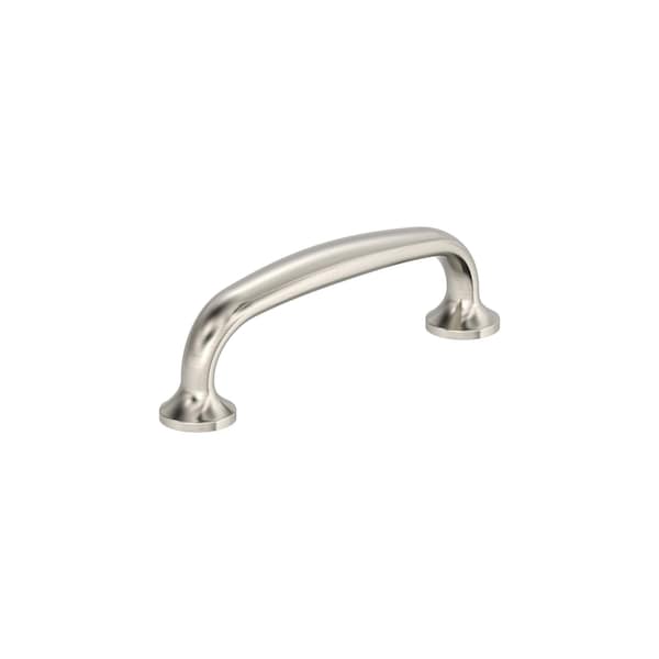 Amerock Renown 3 inch 76mm Center-to-Center Satin Nickel Cabinet Pull BP37395G10 - main