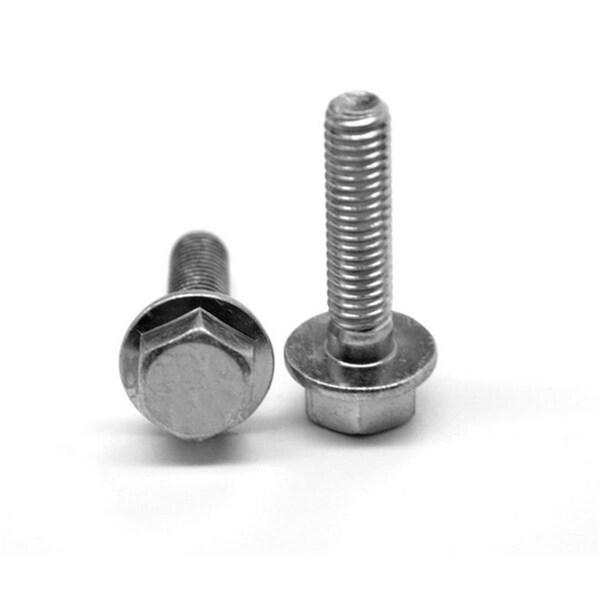 Asmc Industrial Grade 8, Hex Flange Bolt, Zinc Plated Steel, 2-1/4 in L, 175 PK 0000-221538-175 - main