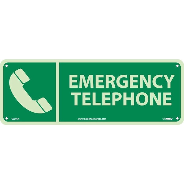 Nmc Emergency Telephone Sign, GL306R GL306R - main
