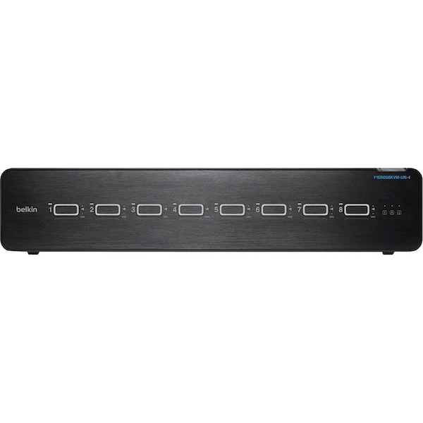 Belkin 8-Port Dual Head DP/HDMI to DP/HDMI Video Secure Desktop KVM Switch PP4.0 F1DN208KVM-UN-4 - main