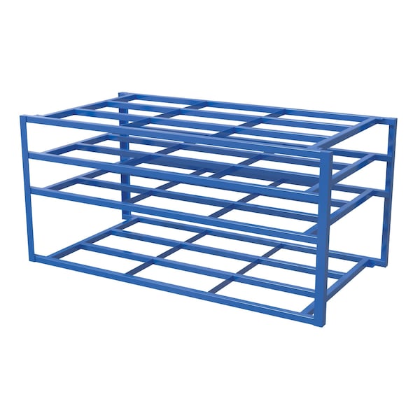 Vestil Sheet Rack, 60 in W, 4 Shelves, Blue SHEET-R-57-HB-3 - main
