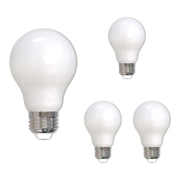 Bulbrite 100 - Watt Equivalent A19 Dimmable Medium Screw LED Light Bulb Soft White Light 3000K, 4PK 862832 - main