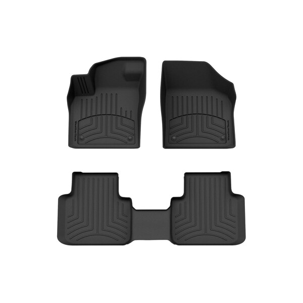 Weathertech Black, Front and Rear FloorLiner HP 441084-1-4IM - main