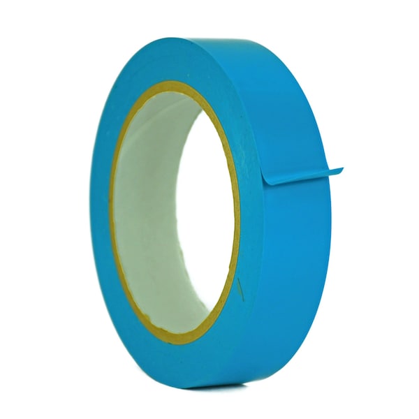 Wod Tape PVC, Light Blue, 1 inch (24mm) W., 5 mil Thickness, 48 PK WOD VTC605-01000-48-60-LBL - main