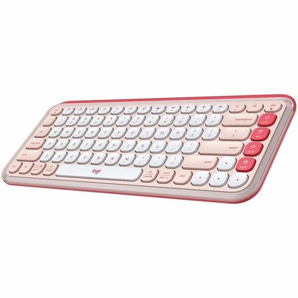 Logitech POP ICON KEYS (ROSE & OFF-WHITE) 920-013049 - main