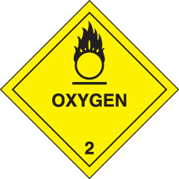 Accuform DOT SHIPPING LABELS HAZARD CLASS 2 MSL204EV5 - main