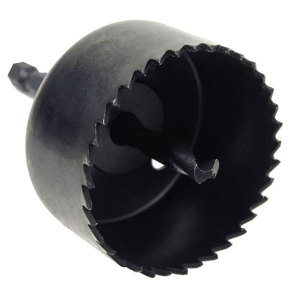 Vulcan Hole Saw, 2-1/2 in Dia, 3/4 in D Cutting, 3 in Arbor, HCS Cutting Edge, 3 in Pilot Drill 942261OR - main