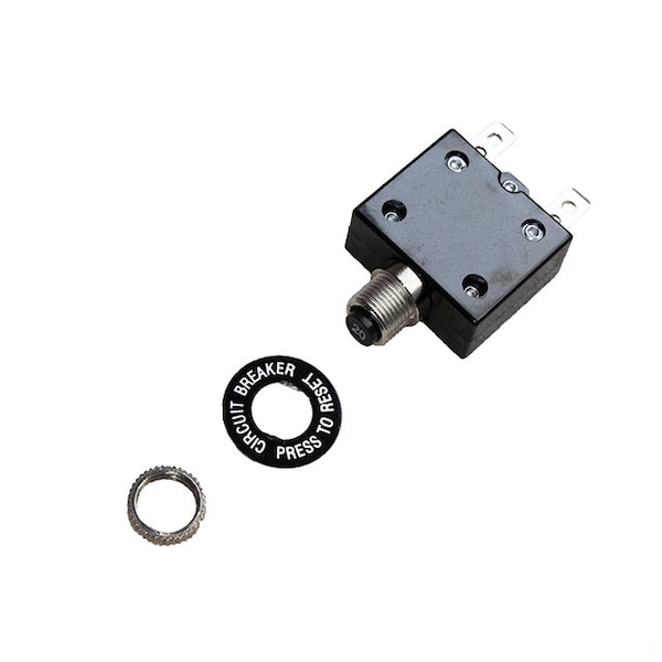 Optifuse Circuit Breaker, CBW58 Series, 50A, 250V AC, 1kA at 250V AC, 300A at 50V DC CBW58-VS-20A-1B - main