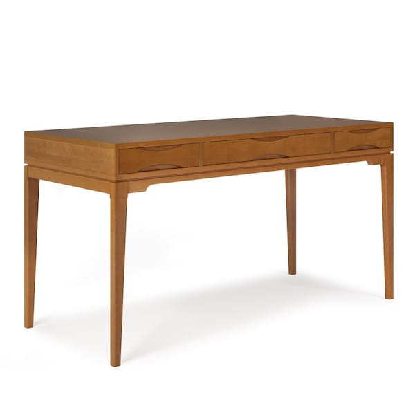 Homeroots 60" Brown Wood Computer Desk 640681 - main