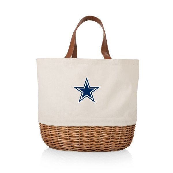 Picnic Time Family Of Brands Dallas Cowboys - Promenade Picnic Basket, (Beige Canvas) 203-20-187-094-2 - main