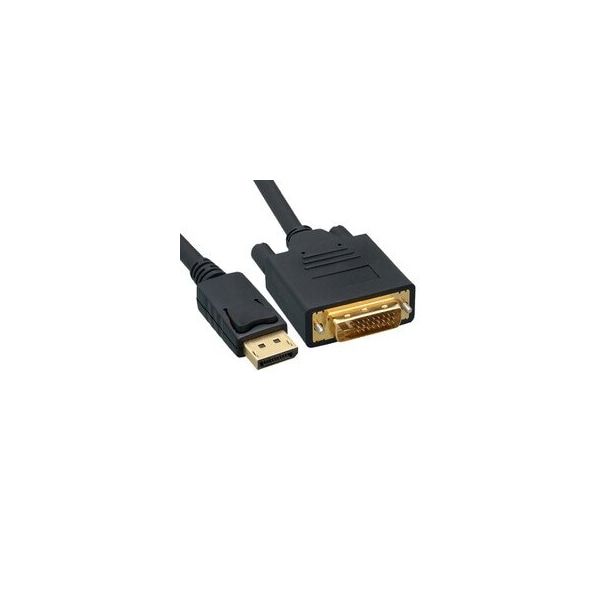 Cable Wholesale DisplayPort to DVI Video Cable, DisplayPort Male to DVI Male, 3 foot 10H1-61103 - main