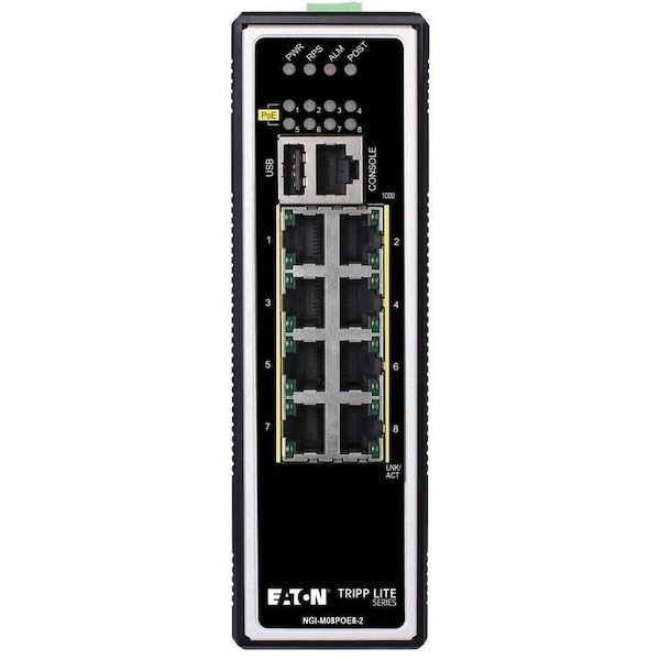 Eaton EATON Ethernet Switch 8-Port Gigabit Managed NGI-M08POE8-L2 - main