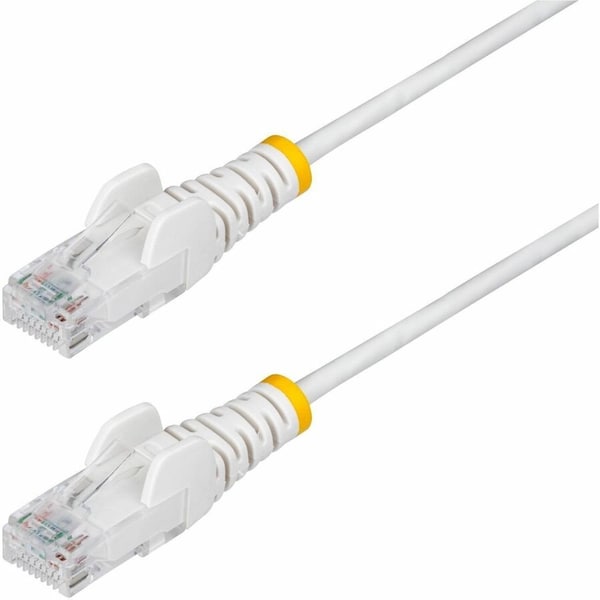 Startech.Com 5FT WHITE SLIM CAT6 ETHERNET CABLE, SNAGLESS, 100W POE, UTP, LSZH, 28AWG BARE CO N6PAT5WHS - main