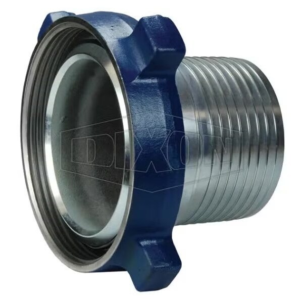 Dixon FIG 206 1 pc Male Frac Fitting with Nut and O-Ring, 8 in Nominal, Iron/Steel/Forged Steel Nut, Domes HUM206800CS - main