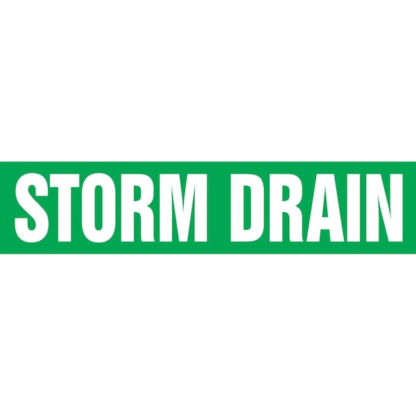 Accuform ASME ANSI PIPE MARKER STORM DRAIN RPK673STC - main