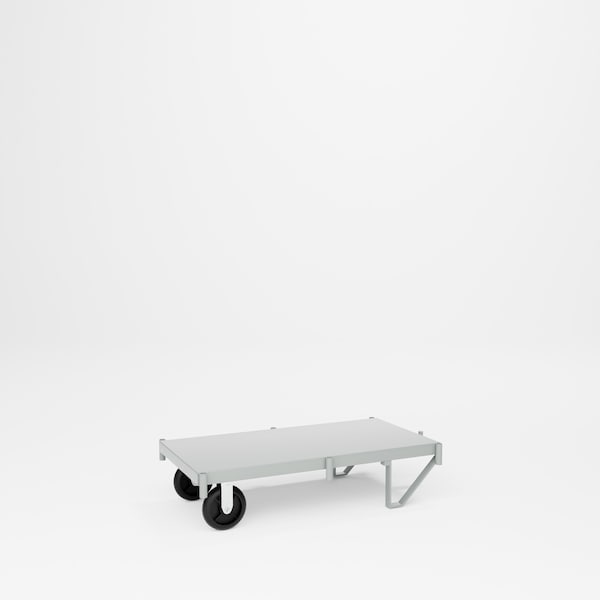 Pucel Semi-Live Platform Truck, 48 in W x 24 in D x 12 in H, Gray SLPT-2448 - main