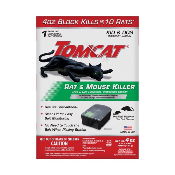 Tomcat Bait Station Blocks For Mice and Rats 4 oz 0370510 - main