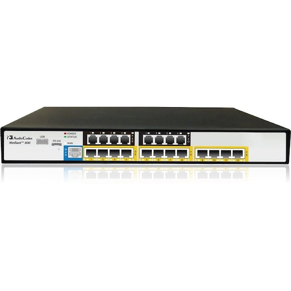 Audiocodes Mediant 800B VoIP Gateway - 4 x FXS - 4 x FXO - Gigabit Ethernet M800B-V-4S4O-4L - main