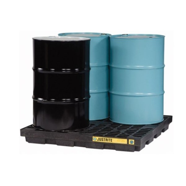 Justrite ACCUMULATION CENTER 4 DRUM BLACK JT28657 - main