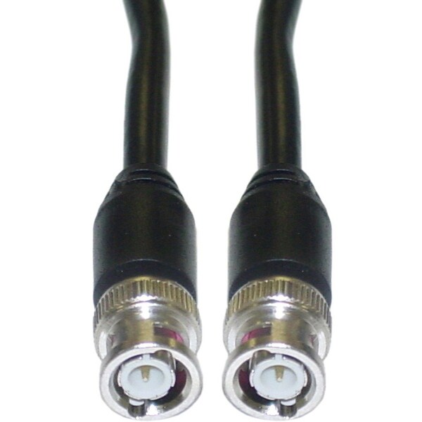 Cable Wholesale BNC RG59/U Coaxial Cable, Black, BNC Male, 12 foot 10X3-01112 - main