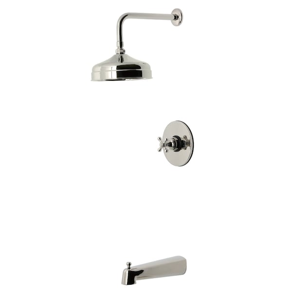 Kingston Brass Single-Handle Pressure Balanced Tub and Shower Faucet, Polished Nickel KB6336BX - main