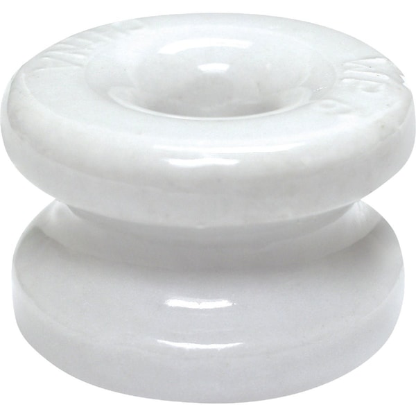 Dare Products Donut White Porcelain Electric Fence Insulator, 10PK 2356-10 N - main