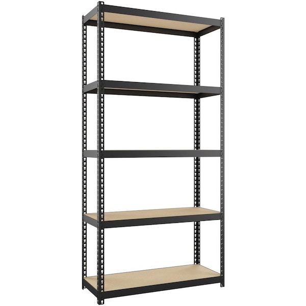 Lorell Narrow Steel Shelving 60" Height x 30" Width x 12" Depth 66964 - main