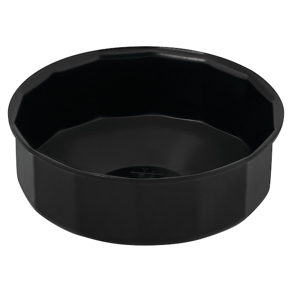Perform Tool Oil Filter Wrench Fits Multiple Brands Of Oil Filters; Cap Type; 73 mm Size; 3/8 In Drive; Black W54108 - main
