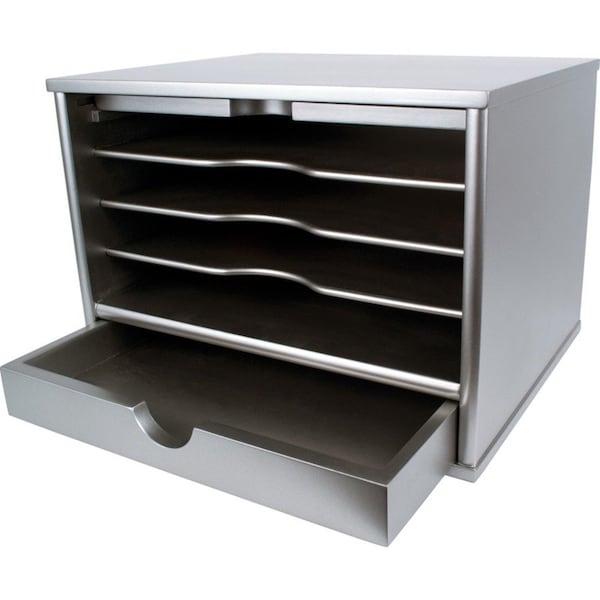 Victor Desktop Organizer, Silver S4720 - main
