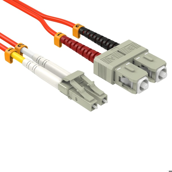 Sanoxy 2m LC/SC Duplex 50/125 Multimode OM2 Fiber Optic Cable SNX-CBL-LDR-FB104-5202 - main