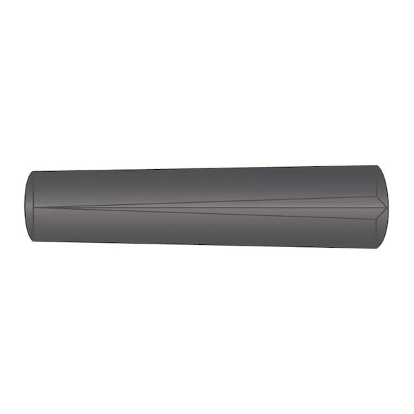 Huyett Type A Grooved Pin, Alloy Steel, 0.375 in Dia x 0.373 in Small End Dia x 2.000 in Length GPA-0375-2000-A - main