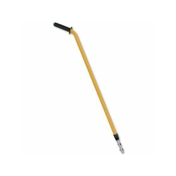 Rubbermaid Commercial 42 in to 72 in Quick Change Telescopic Handle, 1 1/8 in Dia, Yellow, Aluminum FGQ760000000 - main