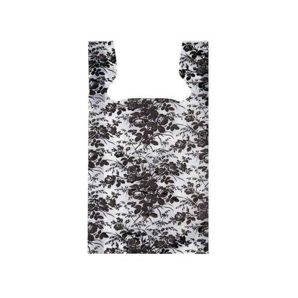 Nashville Wraps Floral Toile Plastic T Sacks, 11.5x6.5x22, .65 mil, 500PK TSFT5 - main