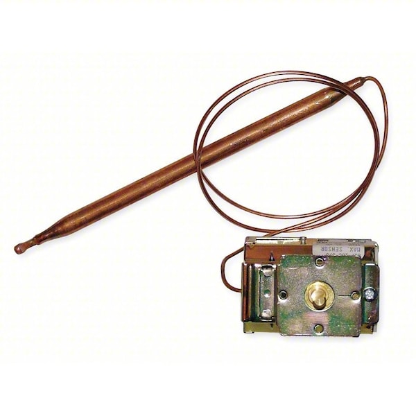 Ranco Line Voltage Mechanical Thermostat, Heat or Cool, 64 to 101F, Exposed Dial, 125 to 277V, 1C, 1H C17-100 - main