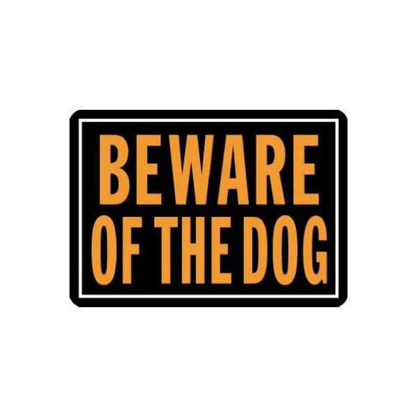 Hillman 10X14 Beware/Dog Sign 840143 - main