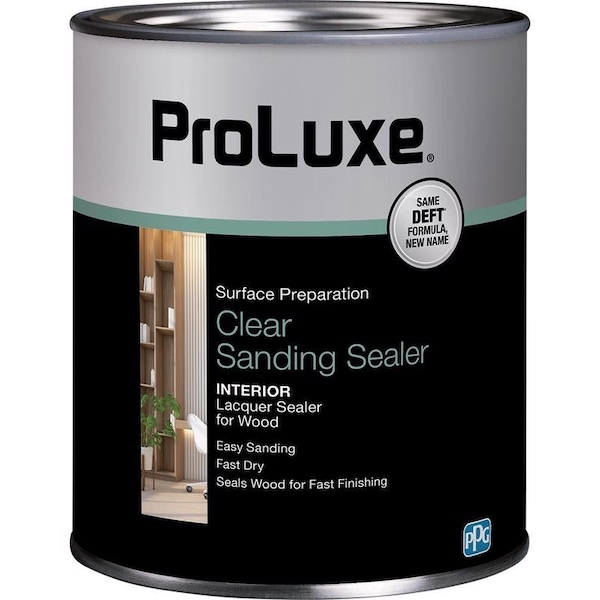 Deft ProLuxe Smooth Clear Oil-Based Lacquer Sanding Sealer 1 qt PLX015/04 - main