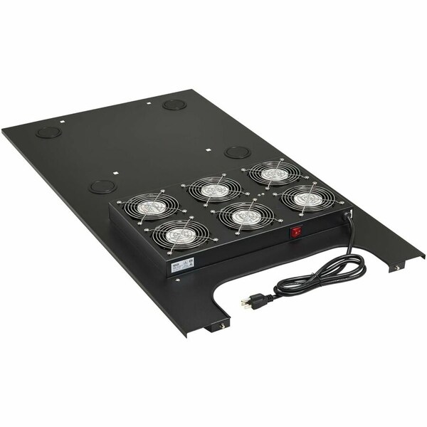 Eaton Tripp Lite series RoofMounted Fan Panel for Deep Rack Enclosure Cabinets 6 120V Fans 515P Plug SRFANROOFDP - main