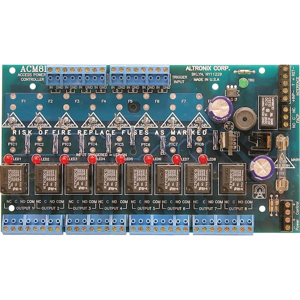 Altronix Access Power Controller 8 PTC Trigger ACM8CB - main