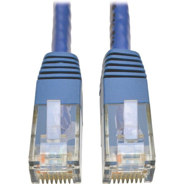 Eaton Tripp Lite Series Cat6 Gigabit Molded UTP Ethernet Cable RJ45 M/M, PoE, Blue, 100 ft. 30.5 m N200-100-BL - main