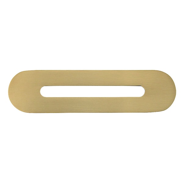 Kingston Brass Bathtub Overflow Hole Cover, Brushed Brass TC4027 - main