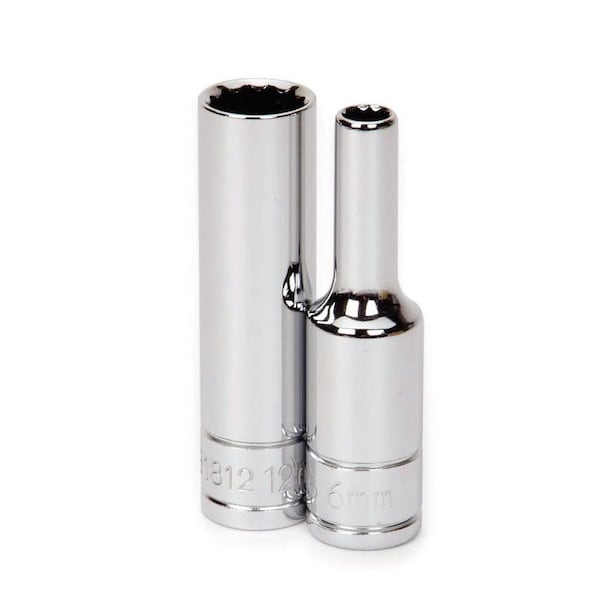 Williams 3/8" Drive, 9mm Metric Socket, 12 Points, Deep 3/8" D, 9mm, 12Pt JHW31809 - main