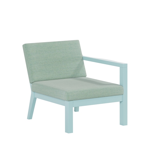 Polybird BREEZE DEEP SEAT SECTIONAL PIECE LEFT CHAIR SAGE POLYBIRD P101-SG-CASP - main