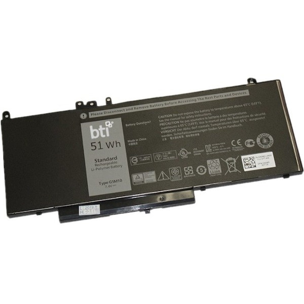 Battery Technology Replacement Lipoly Notebook Battery (Internal) For Dell Latitude G5M10-BTI - main