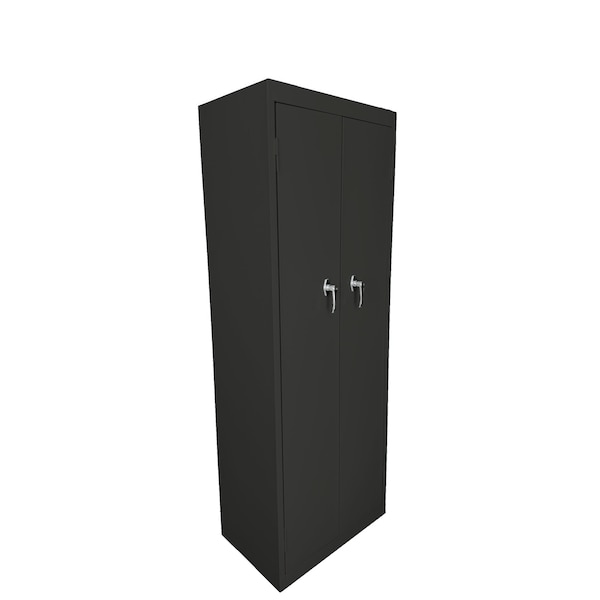 Steel Cabinets Usa Utility Storage Cabinet, 66 in H, 24 in W, 15 in D, Charcoal, 4 Shelves FS-246-C - main