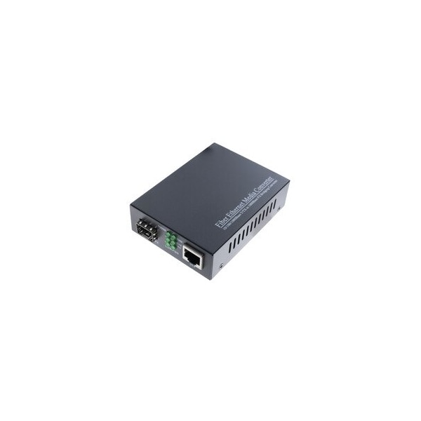 Cable Wholesale 1 Gigabit Fiber Media Converter, Singlemode/Multimode, SFP Slot, Unloaded 71F1-52SFP - main
