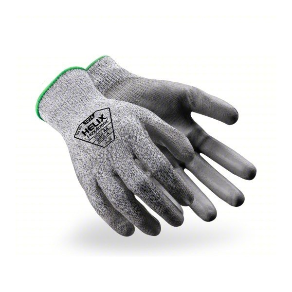 Hexarmor Knit Gloves, Cut Level A4 , Polyurethane , Textured , 2XL 1 PR 1074-XXL (11) - main
