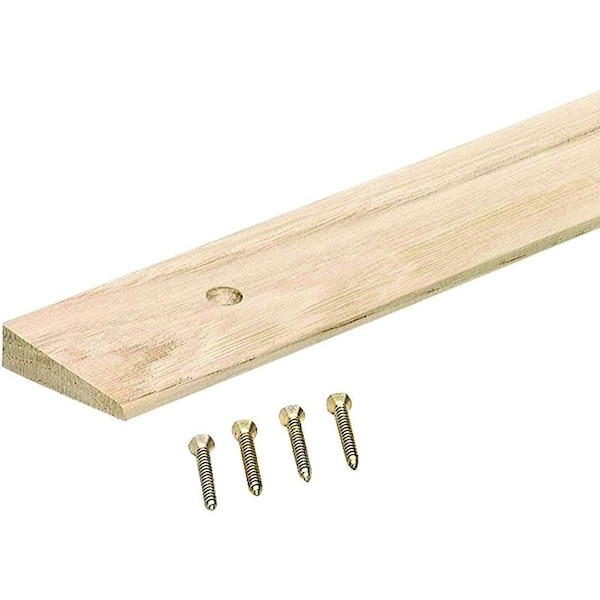 M-D Building Products Floor Edge Reducer, 36 in L, 134 in W, Hardwood, Unfinished 85530 - main