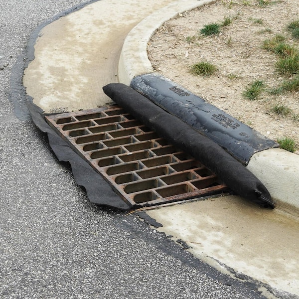 Enpac Storm Sentinel Curb Silt Bag, Black 4370-24-CURB - main