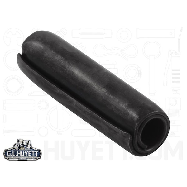 Huyett Coiled Spring Pin, Standard Duty, High Carbon Steel, 6 mm Dia x 22 mm Length SPCM-060-022 - main