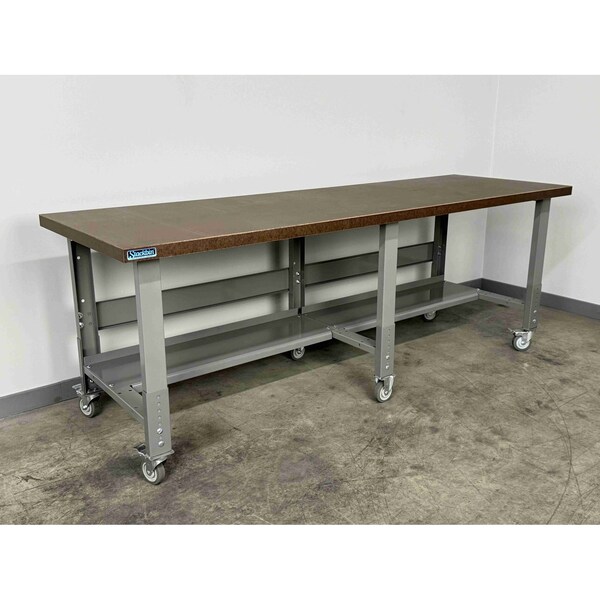 Stackbin Workbench, Mobile, Height, Adj. H9630-3512-GY - main